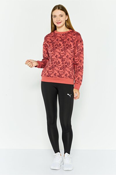 Puma Women Sportswear Fit Floral Print Outdoor Sweatshirt, Multicolor