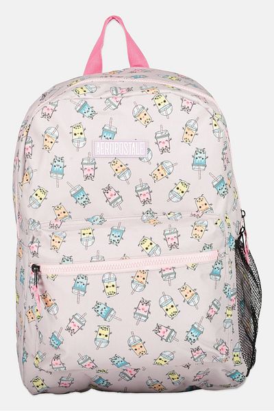 Aeropostale Women Brand Logo Backpack 41 H x 29 L x 12 W cm, Pink Combo