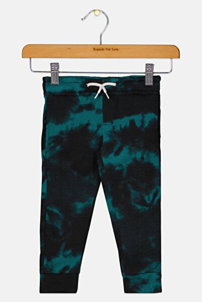 Originals by Brooklyn Cloth Toddlers Boy Drawstring Tie Dye Jogger Pants, Green