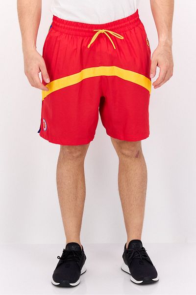 adidas Men Sportswear Fit Training Brand Logo Short,, Red Combo