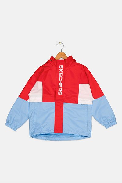 SKECHERS Kids Boy Sportswear Fit Long Sleeve Training Jackets, Red