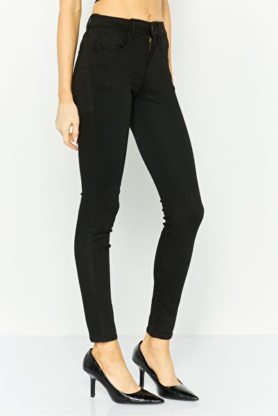 WRANGLER Women Regular Fit High Rise Solid No Stretchable Jeans, Black