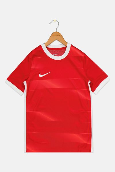 Nike Kids Girl Sportswear Fit Football Tee, Red