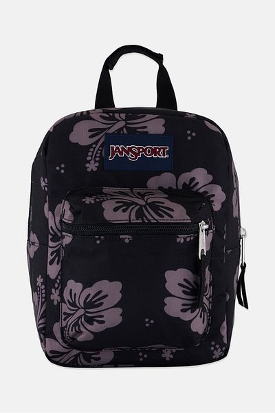 Jansport Kids Girl Floral Lunch Bag 27 H x 31 L x 14 W cm, Black