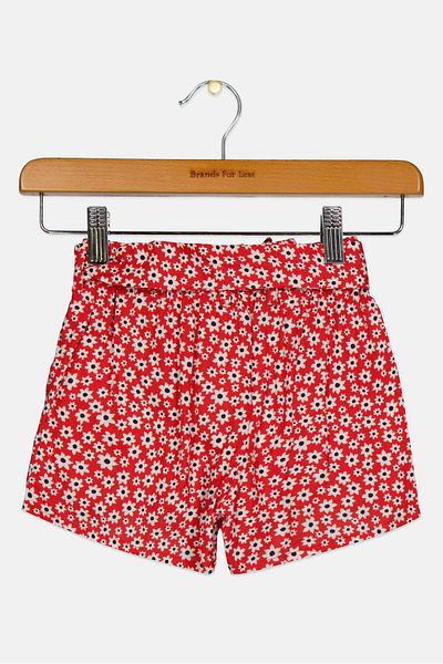 Pepe Jeans Toddlers Girl Allover Print Short, Red