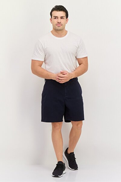 GAP Men Plain 8 Inches Basic Shorts, Navy