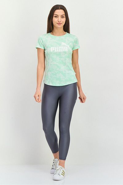 Puma Women Sportswear Fit Short Sleeve Training Top, Green