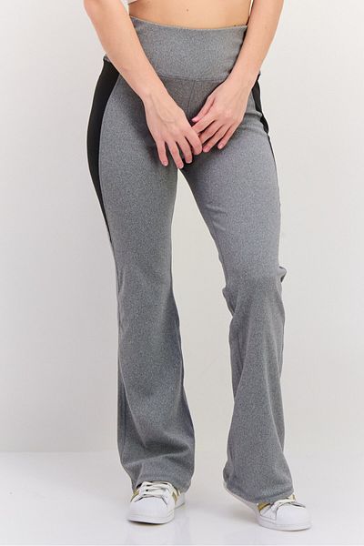 Nine West Women Sportswear Fit Heather Training Sweatpants, Grey