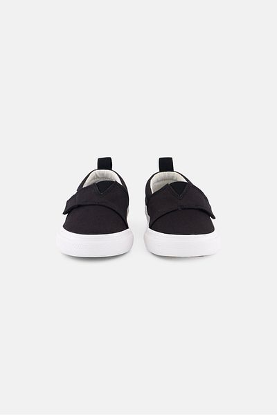 Toms Toddlers Boy Alpargata Fenix Velcro Closure Casual Shoes, Black