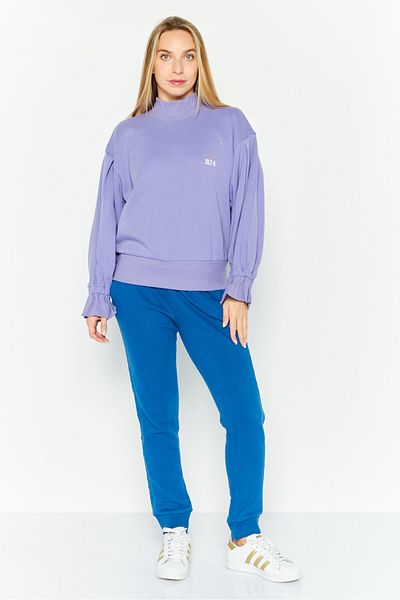 SKECHERS Women Sportswear Fit Long Sleeve Outdoor Sweatshirt, Purple