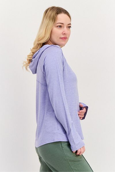 SKECHERS Women Sportswear Fit Long Sleeves Training Sweatshirt, Purple