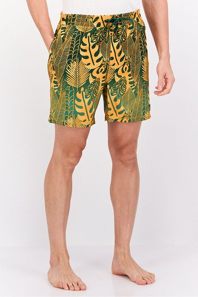 Hurley Men Allover Print Board Shorts, Orange