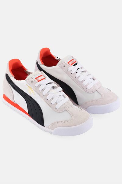 Puma Kids Boy Lace Up Outdoor Shoe, White