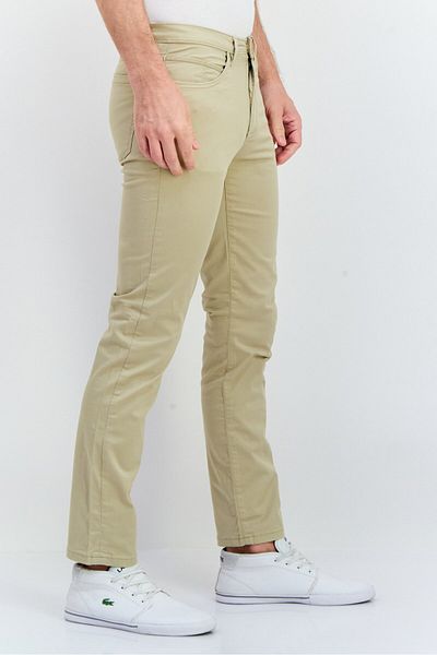 Sorbino Men Regular Fit Solid Chino Pants, Beige