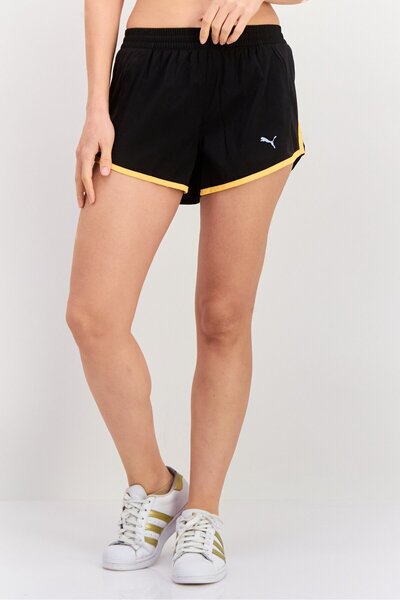 Puma شورت تدريب رياضي نسائي Fit Velocity 3، أسود