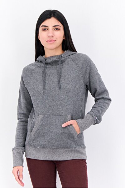 Champion Women Sportswear Fit Long Sleeve Outdoor Sweatshirt, Cream