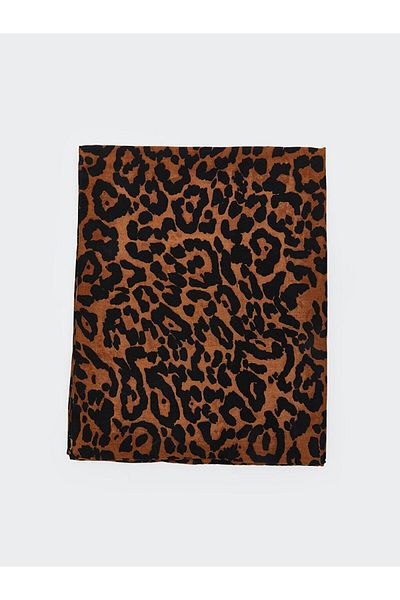 LC Waikiki ΑΞΕΣΟΥΑΡ LCW Γυναικείο σάλι με σχέδιο Leopard