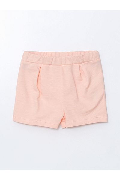 LC Waikiki LCW baby Elastic Waist Baby Girl Shorts 2-Piece