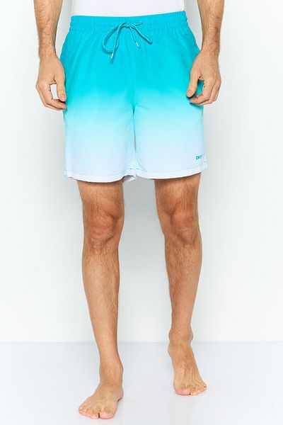 Dkny Men Brand Logo Board Short, Turquoise