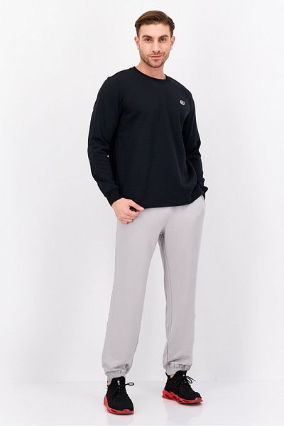 SKECHERS Men Sportswear Fit Long Sleeve Training Sweatshirt, Black