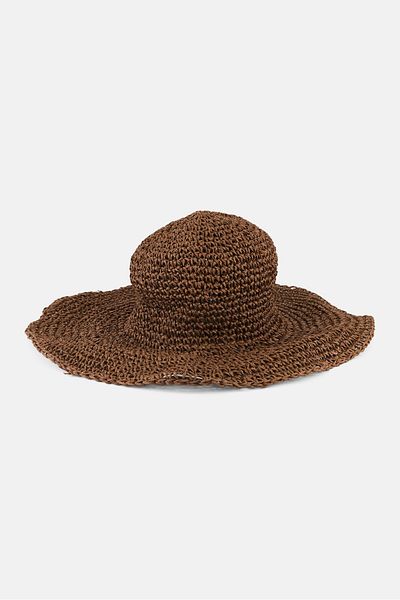 Aerosoles Women Textured Bucket Hat, Brown