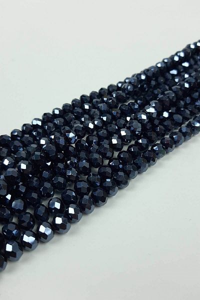 Hayalperest boncuk Crystal Bead 8 mm Dark Blue