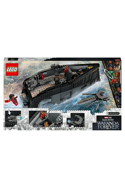 LEGO Marvel Black Panther War On The Water 76214 Building Toy Set 545 Pieces