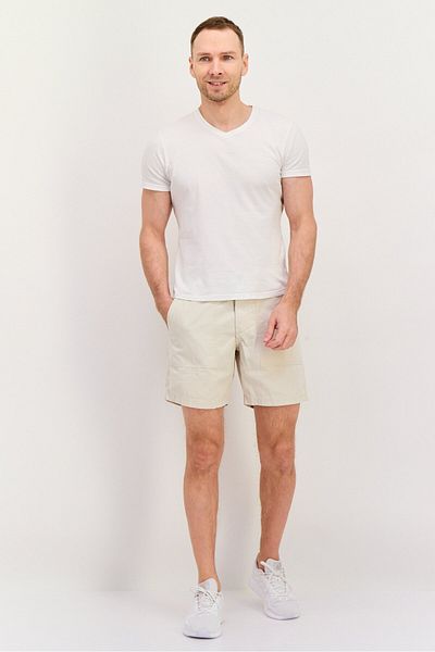 GAP Men Solid Basic Shorts Beige
