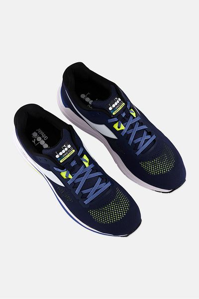 Diadora حذاء رياضي Mythos Blushield 7 برباط للرجال، لون أزرق داكن