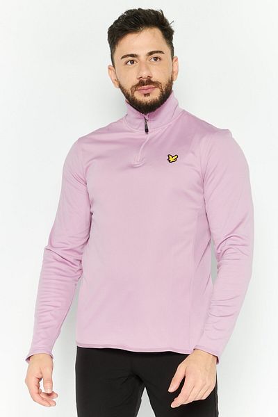 Lyle & Scott Men Sportswear Fit Long Sleeves Training Sweatshirt, Purple