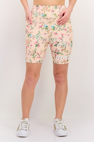 Guess Women Sportswear Fit Training Biker Shorts, Peach Combo
