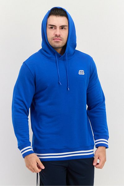 SKECHERS Men Sportswear Fit Long Sleeve Outdoor Sweatshirt, Blue