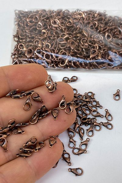 Hayalperest boncuk Copper Color Papagan Clip 50 Pieces