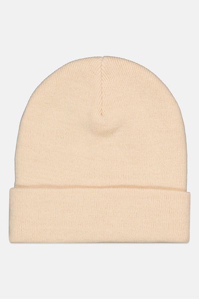 Champion Men Embroidered Logo Beanie Hat, Beige