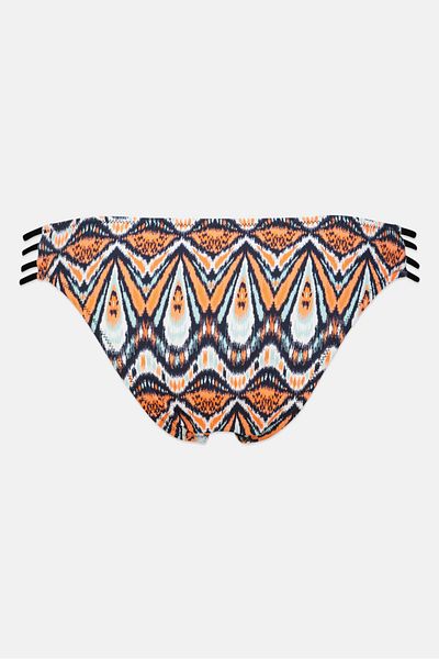 Pepe Jeans Women Allover Print Bikini Bottom, Black