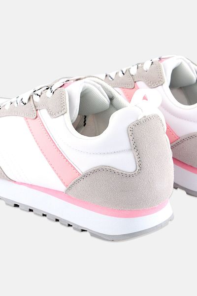 RBX Women Lace Up Running Sports Shoes, White
