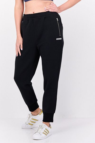 SKECHERS Women Sportwear Fit Embroidered Logo Training Sweatpants, Black