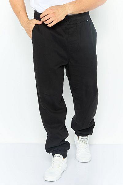 Hurley Men Regular Fit Plain Jogger Pants, Black