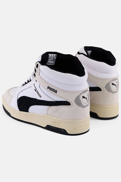 Puma Men Slipstream Mid Heritage Lace Up Outdoor Sports Shoes, White