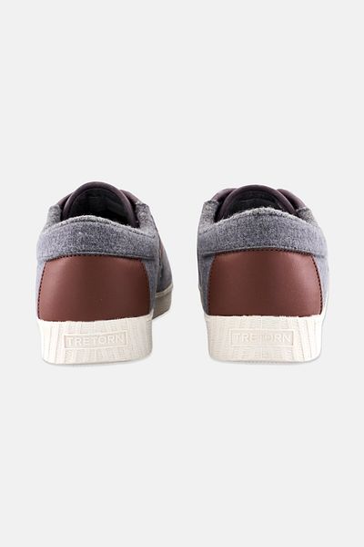 Tretorn Women Medium Lace Up Casual Shoes, Grey