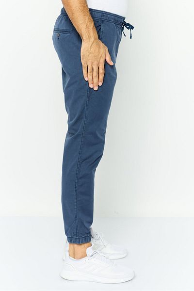 GAP Men Regular Fit Solid Jogger Pants, Navy