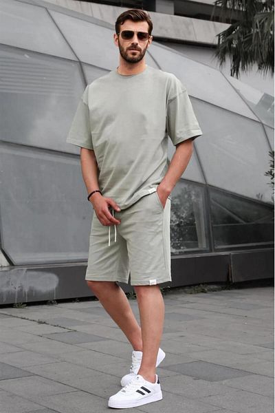 Madmext Green Basic Ανδρικό Σορτς 6377