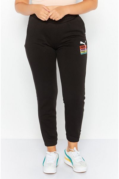 Puma Women Sportswear Fit Drawstring Training Sweatpants, Black