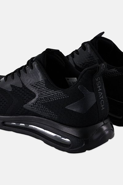 Crosshatch Men Chiltern Lace Up Training Shoes, Black