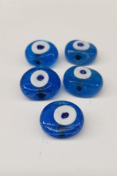Hayalperest boncuk Transparent Blue Calf Eye Evil Eye Bead