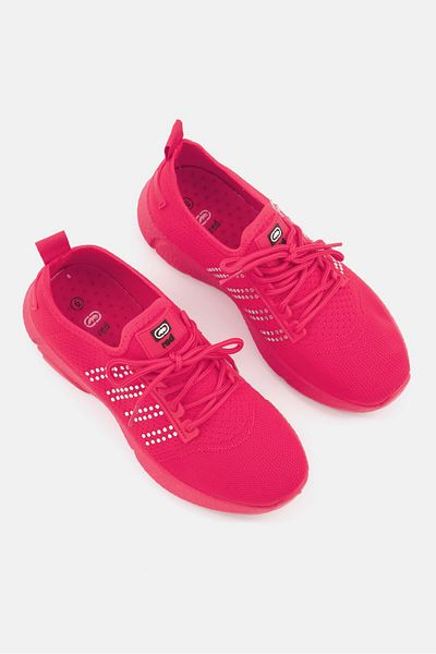 Marc Ecko Women Tyala Brand Logo Lace Up Casual Shoes, Red