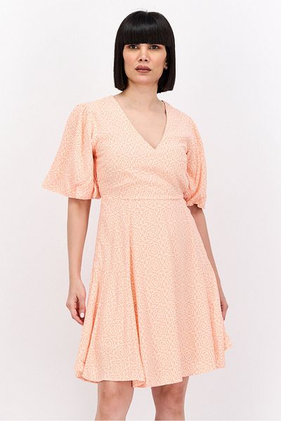 Scotch & Soda Women Allover Mini Dress, Pink