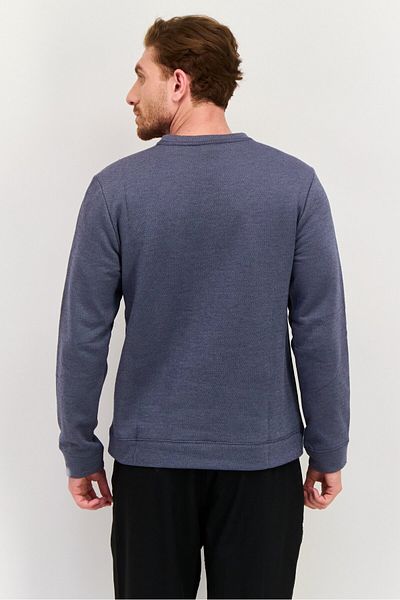 Hurley Men Sportwear Fit Long Sleeve Training Sweatshirt, Slate Blue