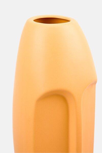 Muy Mucho Ceramic Vase 38 H x 11 D cm, Orange