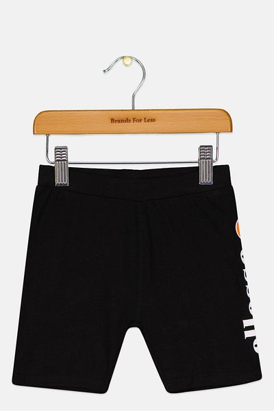 Ellesse Toddlers Girl Brand Logo Cycle Shorts, Black